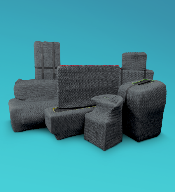 Elasticated stretch furniture pad