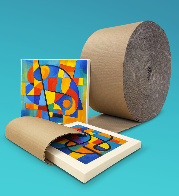 Corrugated Cardboard Rolls. Eco Friendly